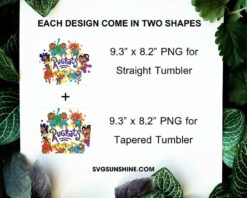 Rugrats 20oz Skinny Tumbler Template PNG, Rugrats Characters Tumbler PNG File Digital Download
