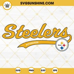 Pittsburgh Steelers American Flag SVG, Steelers Football SVG PNG DXF EPS Cut Files