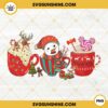 Snowman Christmas Coffee PNG, Christmas Candy PNG, Reindeer Christmas Drink Iced Latte PNG