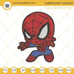 Spiderman Embroidery Design File