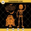 Star Wars Halloween SVG, R2-D2 C-3PO Halloween SVG PNG DXF EPS Silhouette Vector Clipart