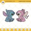 Stitch And Angel Embroidery Designs, Stitch Love Embroidery Design File