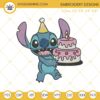 Stitch Birthday Embroidery Designs File