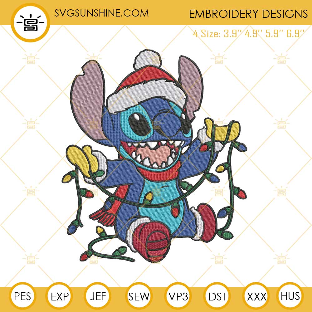 Christmas Yeti Santa Machine Embroidery Design – Blasto Stitch