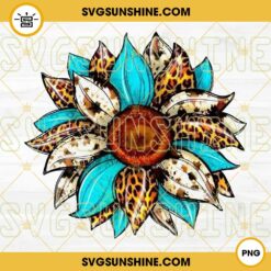 Wild Spirit Sweet Soul PNG, Skull Leopard Sunflower PNG Digital Download