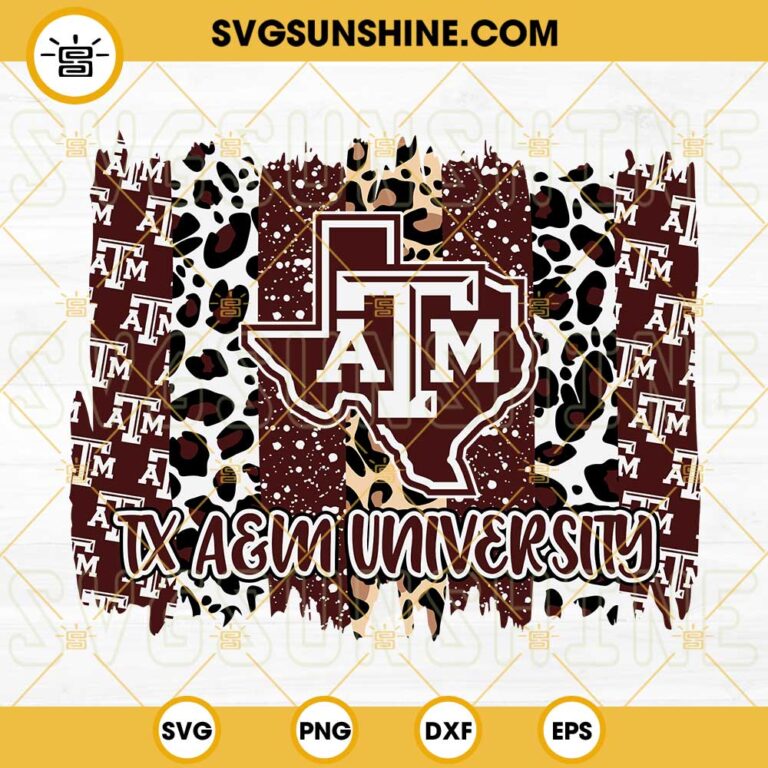 Texas A M University SVG Texas A M Aggies SVG PNG DXF EPS Cut Files   TX AM 1 768x768 