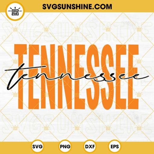 Tennessee SVG, Tennessee Football SVG, Tennessee Volunteers SVG