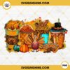 Thanksgiving Fall Coffee Drink PNG, Autumn Orange Pumpkin Coffee Latte PNG, Turkey Fall Drink PNG Designs