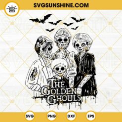 The Golden Ghouls SVG, Halloween Golden Girls SVG, Horror Friends Halloween SVG