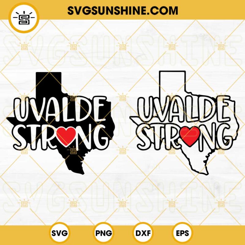 Uvalde Strong SVG Bundle, Uvalde SVG, Pray For Uvalde SVG, Pray For