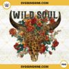 Wild Soul PNG, Bull Skull Leopard PNG Digital Download