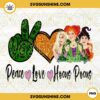 Peace Love Hocus Pocus PNG, Peace Love Witches PNG, Hocus Pocus PNG, Halloween PNG Instant Download