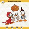 Huey Dewey And Louie Duck Halloween SVG PNG DXF EPS Cut Files For Cricut Silhouette