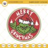 Merry Grinchmas Embroidery Designs, Grinch Starbucks Coffee Embroidery Design File