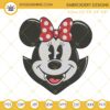 Minnie Mouse Vampire Embroidery Design File