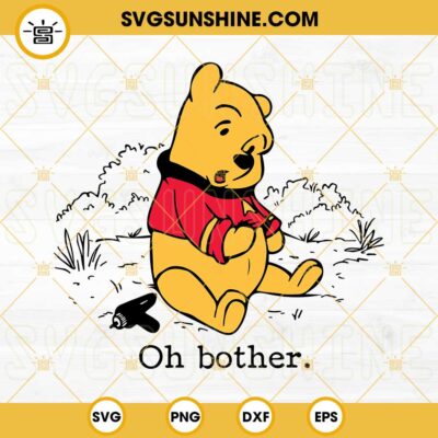 Winnie The Pooh Mouse Head SVG PNG DXF EPS Cricut Silhouette Vector Clipart