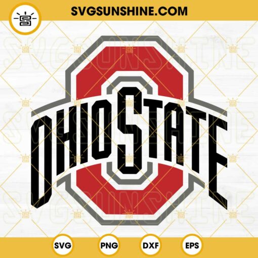 Ohio State SVG PNG DXF EPS Cut Files For Cricut Silhouette