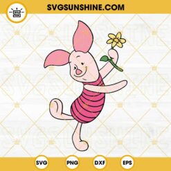 Piglet Winnie The Pooh SVG DXF EPS PNG Cricut Silhouette Vector Clipart