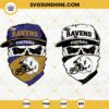 Baltimore Ravens Skull SVG, Ravens Football SVG PNG DXF EPS Cut Files