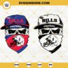Buffalo Bills Skull SVG, Bills Football SVG PNG DXF EPS Cut Files