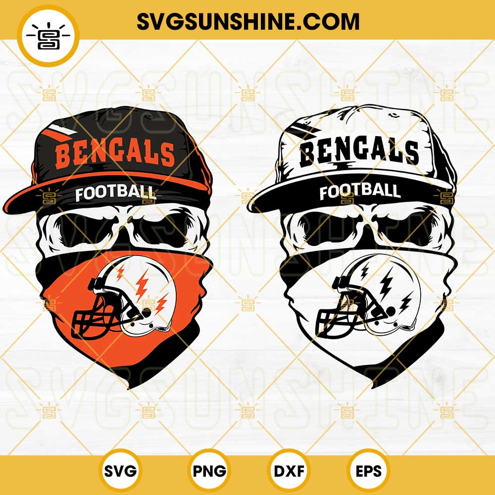 Cincinnati Bengals 10 Sugar Skull Standee