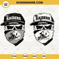 Las Vegas Raiders Skull SVG, Raiders Football SVG PNG DXF EPS Cut Files