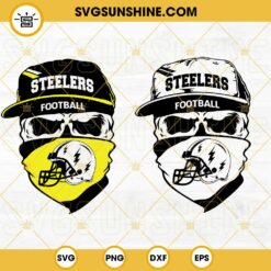 PITTSBURGH STEELERS SKULL SVG, Steelers SVG, Pittsburgh Steelers SVG PNG DXF EPS Instant Download