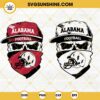 Alabama Crimson Tide Skull SVG, Alabama Football SVG PNG DXF EPS Cut Files