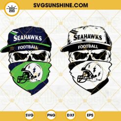 Seattle Seahawks Skull SVG, Seahawks SVG, Football SVG, Seattle Seahawks SVG