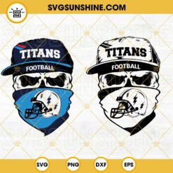 Tennessee Titans Skull SVG, Titans Football SVG PNG DXF EPS Cut Files