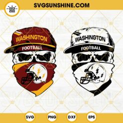 Washington Commanders Skull SVG, Washington Football SVG PNG DXF EPS Cut Files