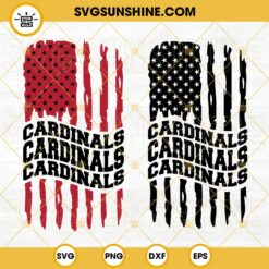Arizona Cardinals American Flag SVG, Cardinals Football SVG PNG DXF EPS Cut Files
