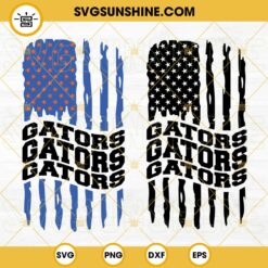 Florida Gators American Flag SVG, Florida Gators Football SVG PNG DXF EPS Cut Files