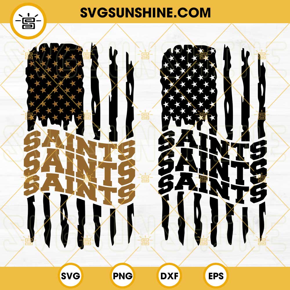 New Orleans Saints Football Rhinestone SVG