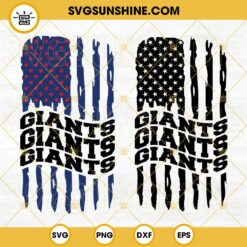 New York Giants American Flag SVG, Giants Football SVG PNG DXF EPS Cut Files
