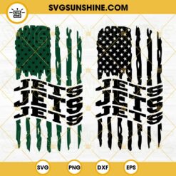 New York Jets American Flag SVG, Jets Football SVG PNG DXF EPS Cut Files