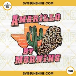 Amarillo By Morning PNG, Leopard Texas PNG Digital Download