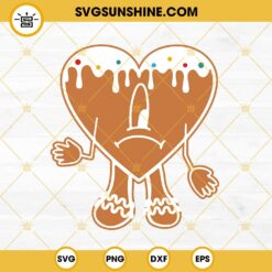 Bad Bunny Gingerbread Cookies Christmas SVG PNG DXF EPS Files