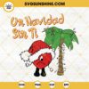 Bad Bunny Heart Christmas SVG, Un Navidad Sin Ti SVG PNG DXF EPS Cut File For Cricut Silhouette