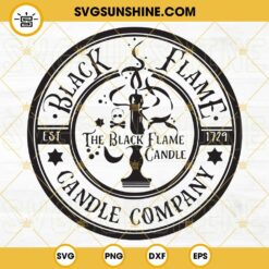 Black Flame Candle Company SVG, Hocus Pocus SVG, The Black Flame Candle SVG