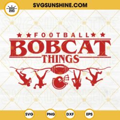 Bobcat SVG, Football Bobcat Things SVG, School Spirit SVG, Bobcat Team SVG PNG DXF EPS Cricut Cut File