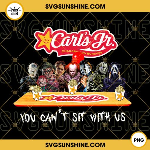 Carl’s Jr Horror You Can’t Sit With Us PNG, Carl’s Jr Halloween PNG Designs