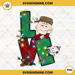 Charlie Brown And Snoopy Love Christmas PNG, Snoopy Christmas PNG