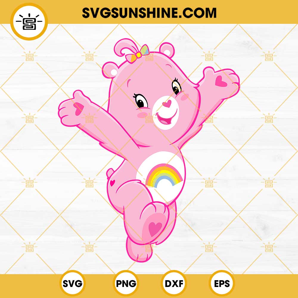 Care Bears Party Supplies SVG Shirt Care Bear Decor banner Birthday Gift  Invitation printable art svg eps png dxf cut file cricut