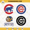 Chicago Cubs SVG Bundle, Baseball Team Chicago Cubs SVG, Cubs Bear Logo SVG PNG EPS DXF Files