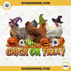 Chick Or Treat Chicken Halloween PNG File Digital Download