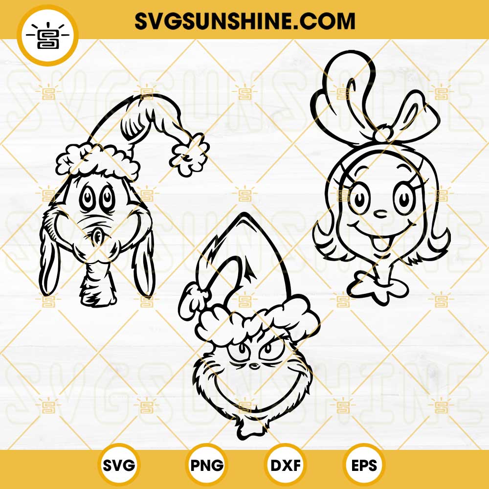 Cindy Lou Who Grinch Face Svg Cindy Lou Christmas Drawing | Images and ...