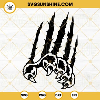 Claw Marks SVG, Wild Animal Scratches SVG, Beast SVG Cricut Cut Files