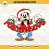 Disney Goofy Merry Christmas SVG PNG DXF EPS Cricut Silhouette Clipart