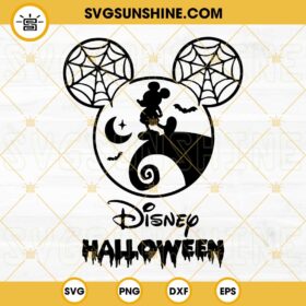 Disney Mickey Halloween SVG, Mickey Nightmare Before Christmas SVG PNG ...